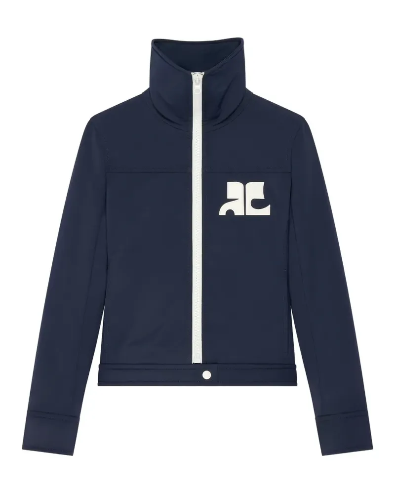 Courrèges Jacke mit Reißverschluss - Blau Blau