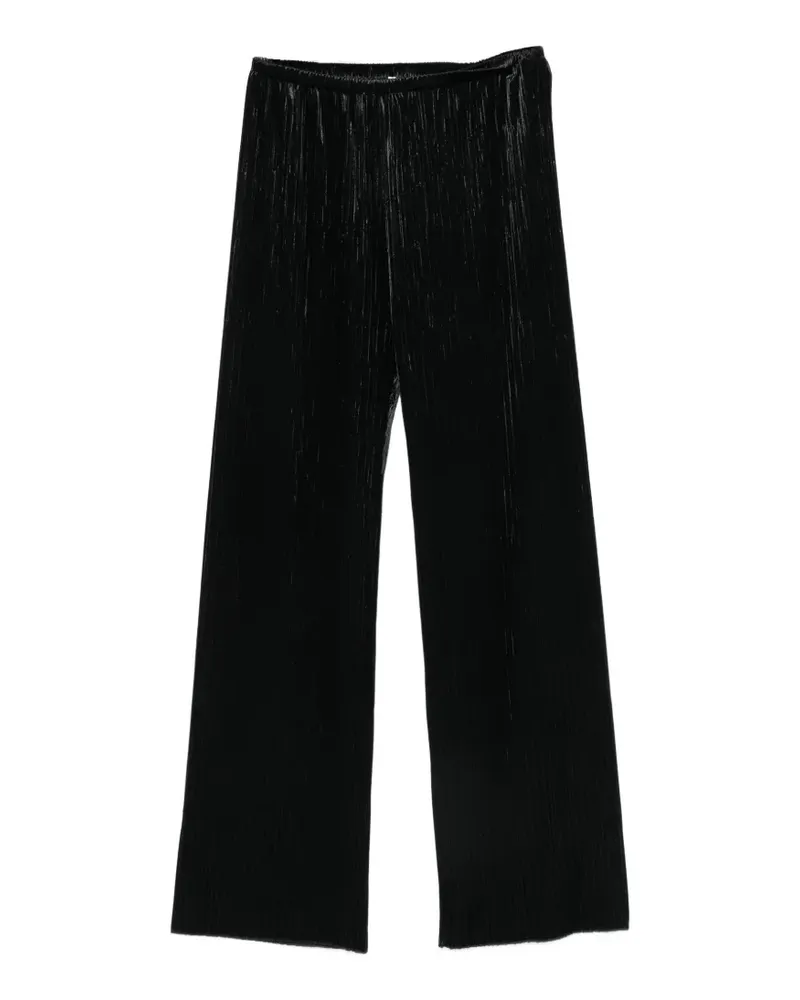 forte_forte Hose mit weitem Bein - Schwarz Schwarz