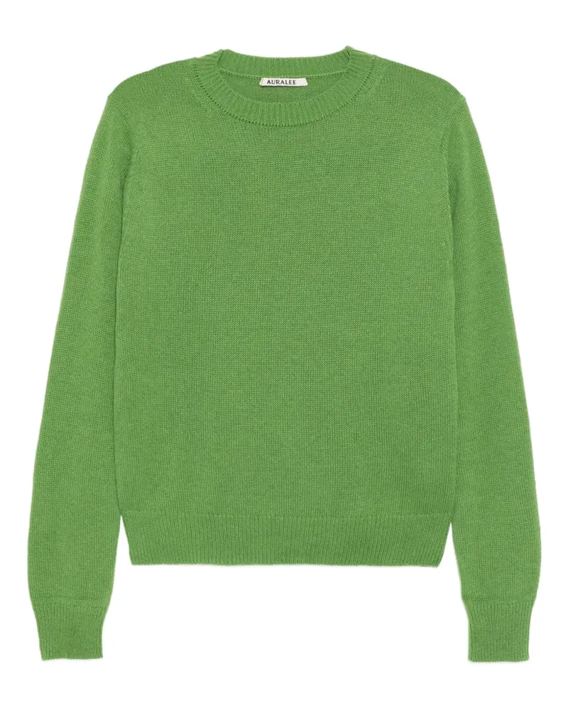 AURALEE crew-neck long-sleeved sweater - Grün Grün