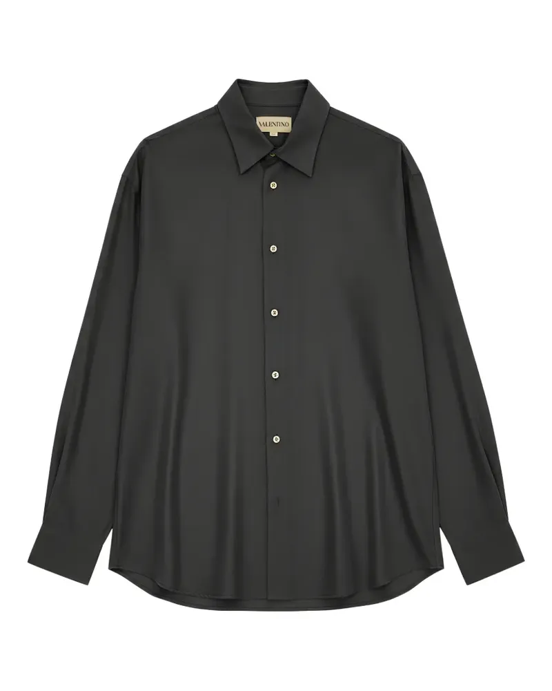 Valentino Garavani long-sleeve button-down shirt - Schwarz Schwarz