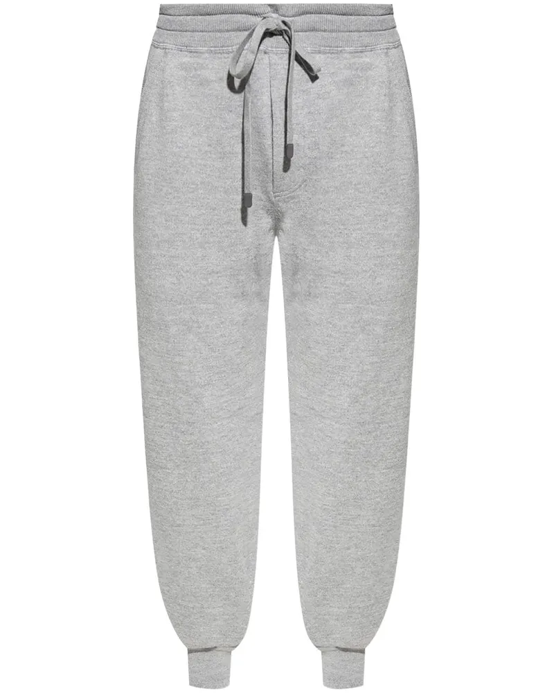Tom Ford Jogginghose mit Logo-Patch - Grau Grau