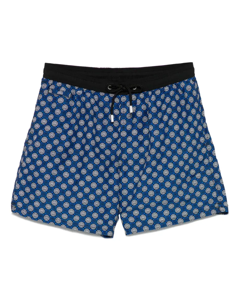 MC2 Saint Barth Badeshorts mit Inter-Print - Blau Blau
