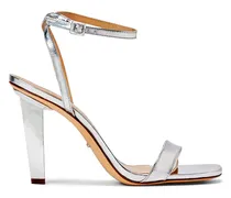 Halle Sandalen 100mm - Silber