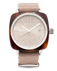 BRISTON Clubmaster Classic HMS Date 40mm Braun