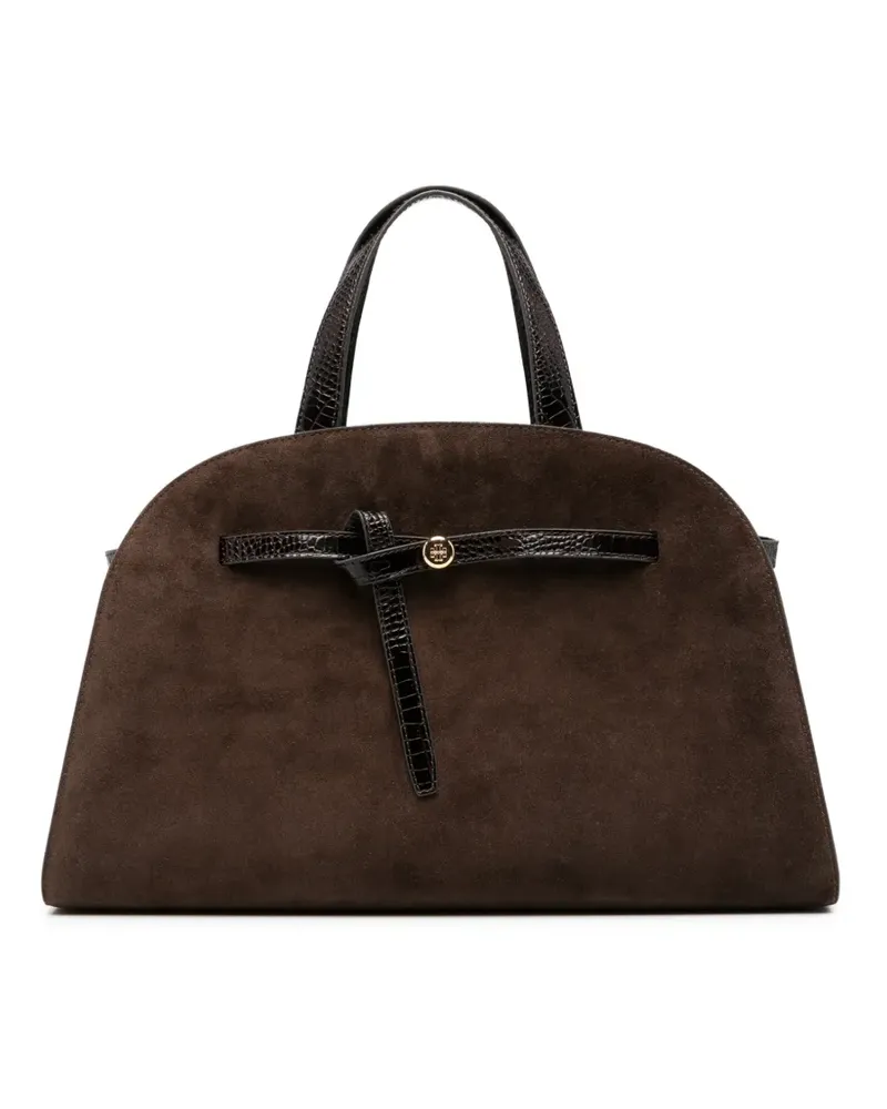 Tory Burch Handtasche mit Kroko-Effekt - Braun Braun