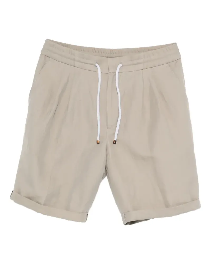 Brunello Cucinelli drawstring pleated shorts - Nude Nude