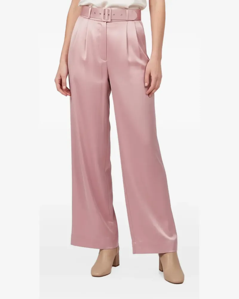 Zimmermann Plissierte Hose mit Gürtel - Rosa Rosa