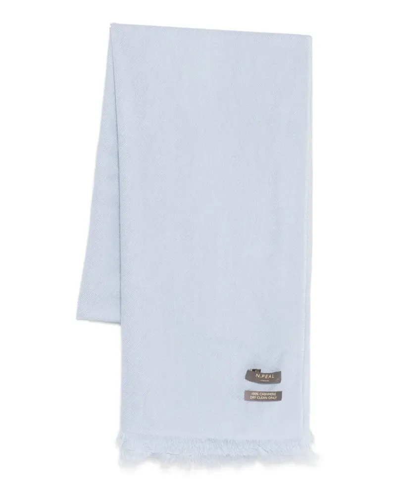 N.Peal Pashmina Stola - Blau Blau