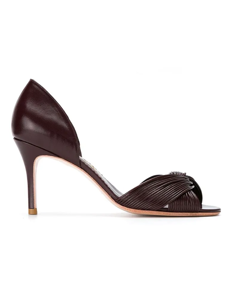 Sarah Chofakian Pumps aus Leder - Braun Braun