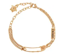 Safety Pin Kettenarmband - Gold
