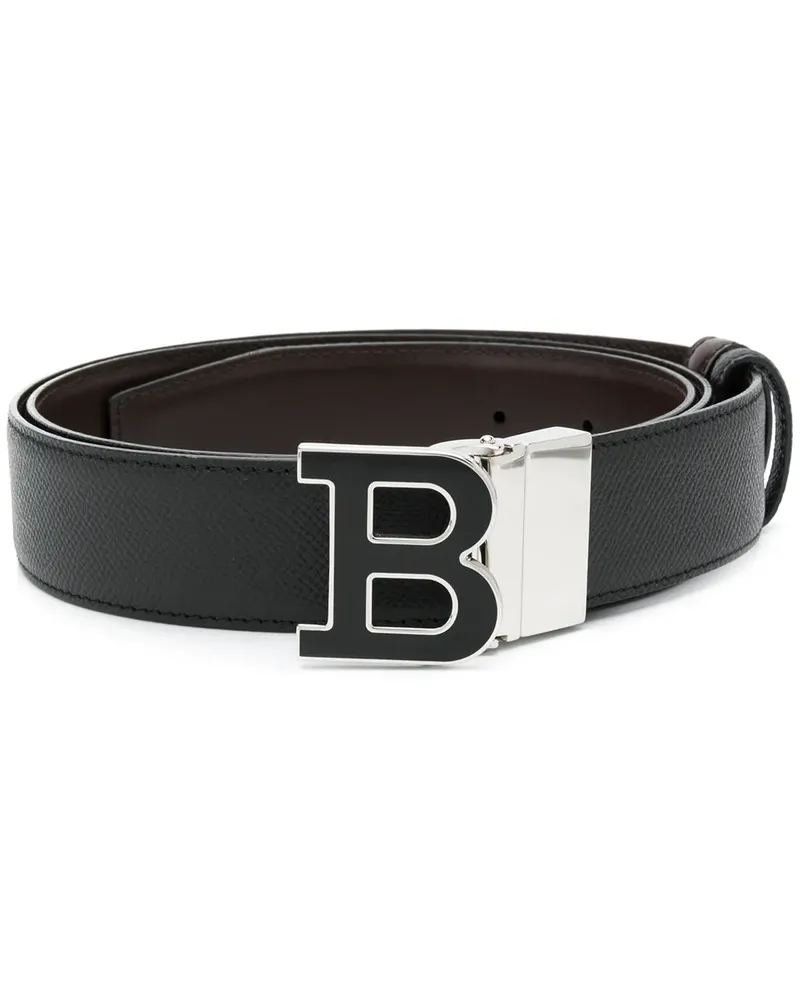 Bally Gürtel mit Logo-Schnalle - Schwarz Schwarz