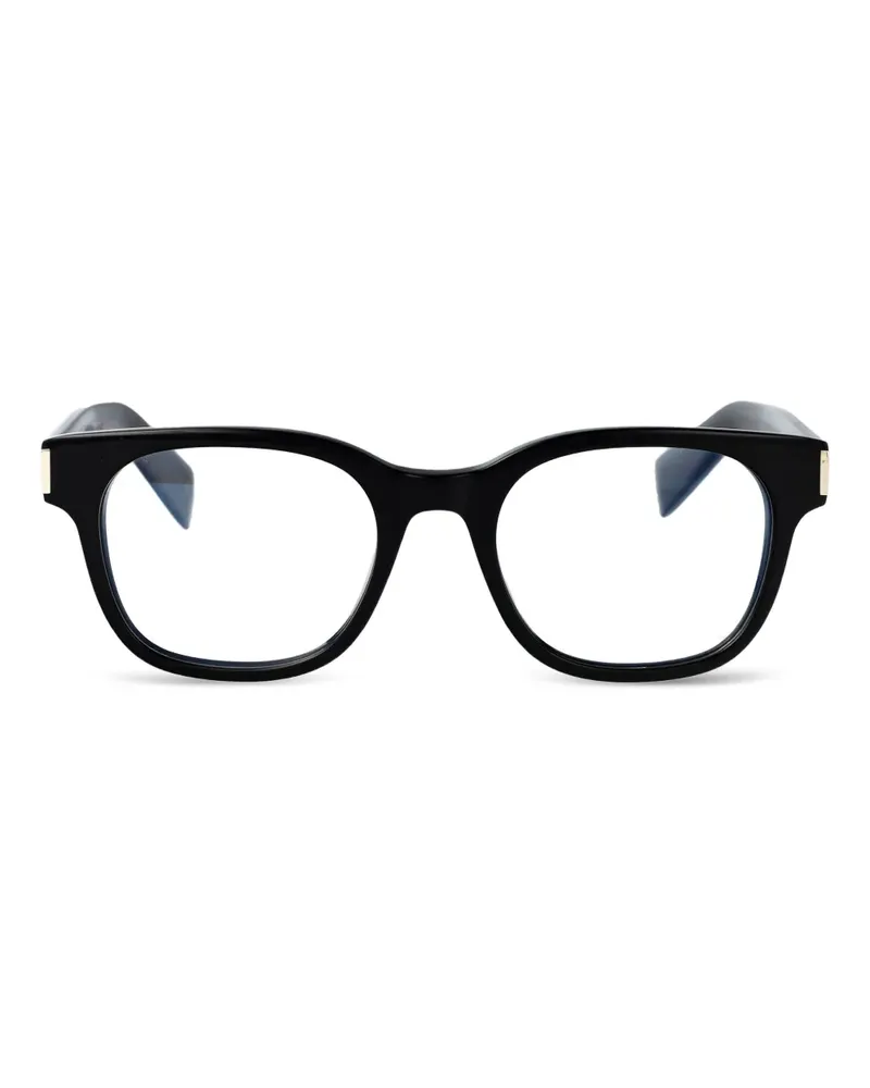 Saint Laurent Brille mit eckigem Gestell - Schwarz Schwarz