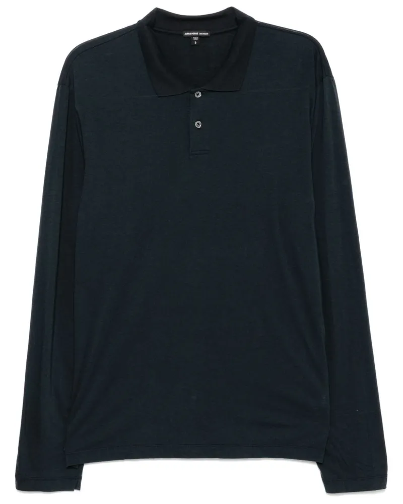 James Perse Luxe Lotus Poloshirt - Blau Blau