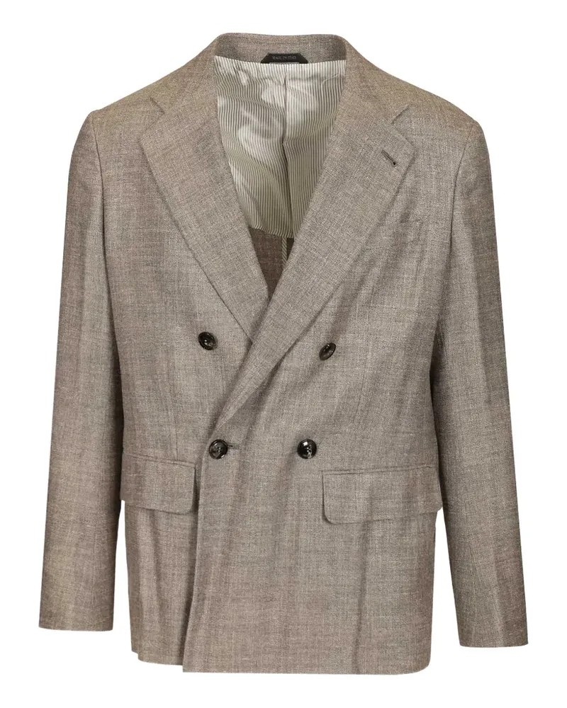 Giorgio Armani Doppelreihiges Sakko - Nude Nude
