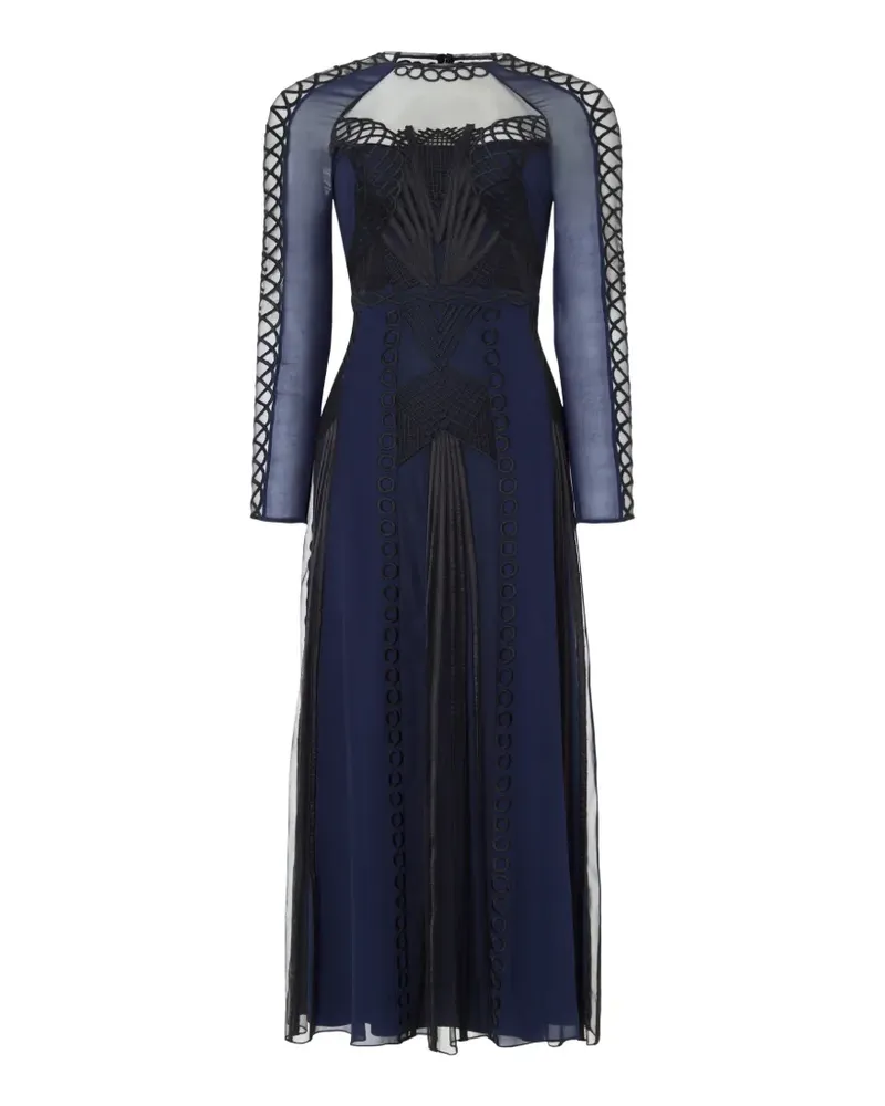 Temperley London Ariel midi dress - Blau Blau