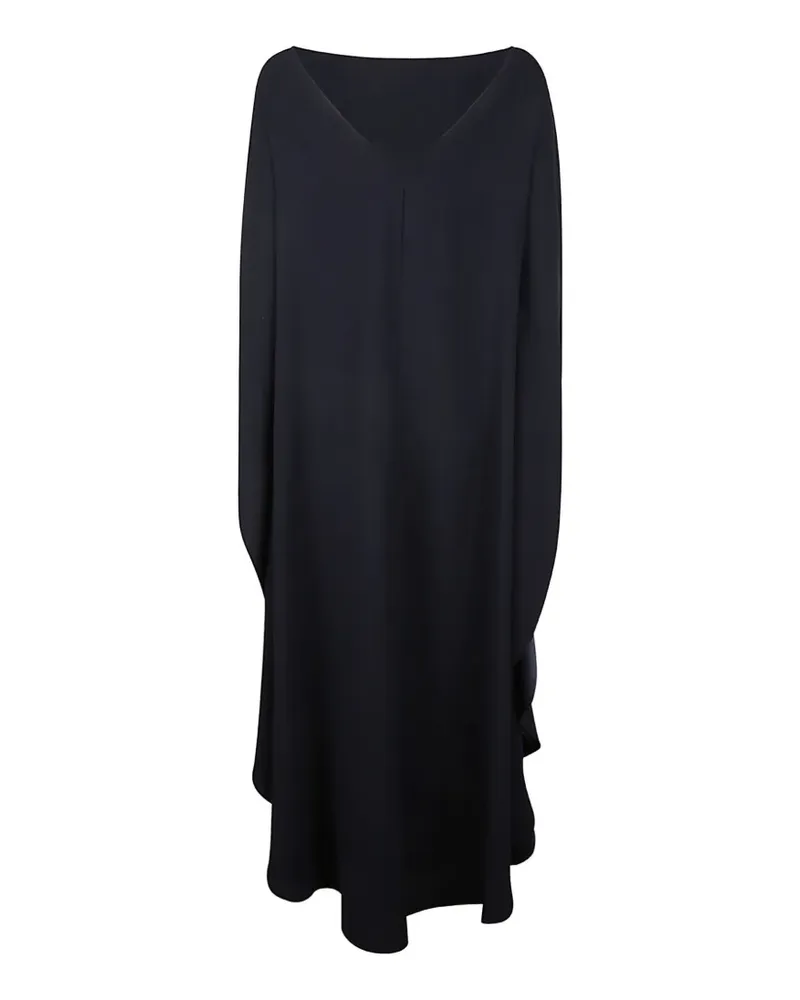 Gianluca Capannolo draped V-neck dress - Blau Blau