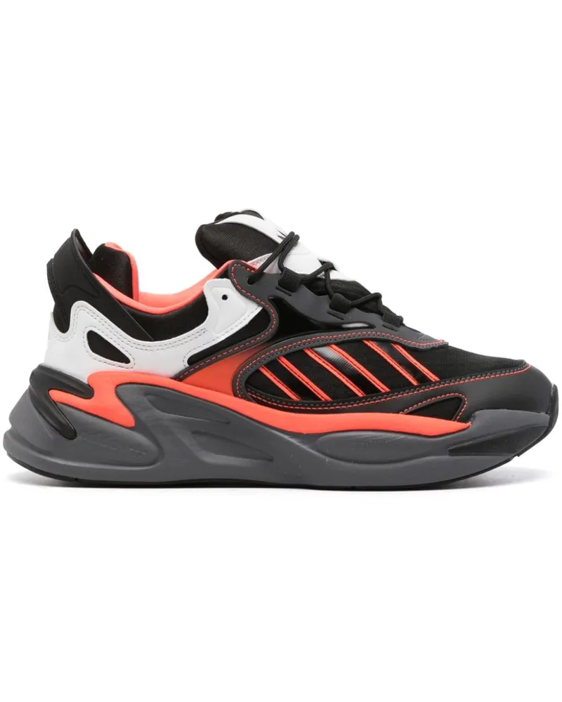 adidas Sneakers mit Logo-Print - Schwarz Schwarz