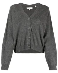 Chinti & Parker Cropped-Cardigan mit V-Ausschnitt Grau