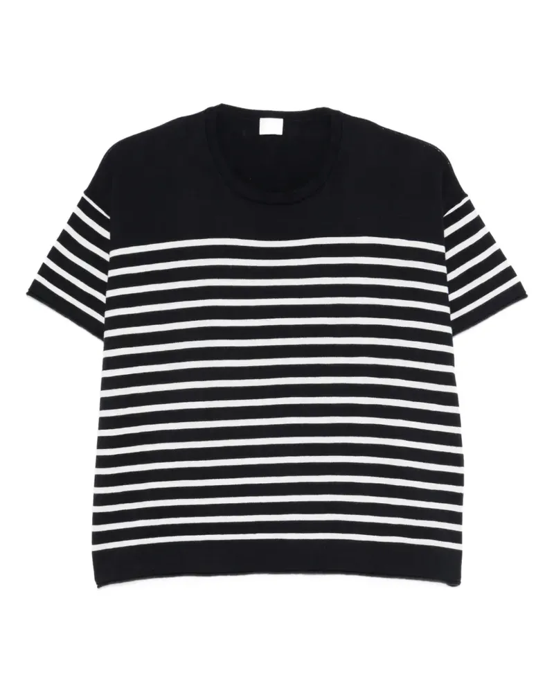 C.T.plage striped short-sleeved sweater - Blau Blau