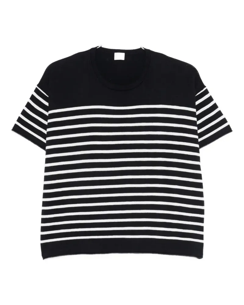 C.T.plage striped short-sleeved sweater - Blau Blau