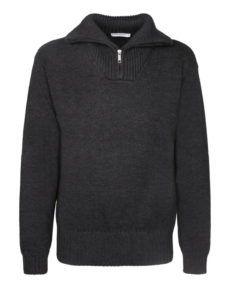Daniele Fiesoli Pullover mit kurzem Reißverschluss - Grau Grau