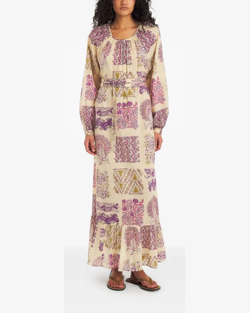 Antik Batik Jane paisley-print maxi dress - Violett Violett