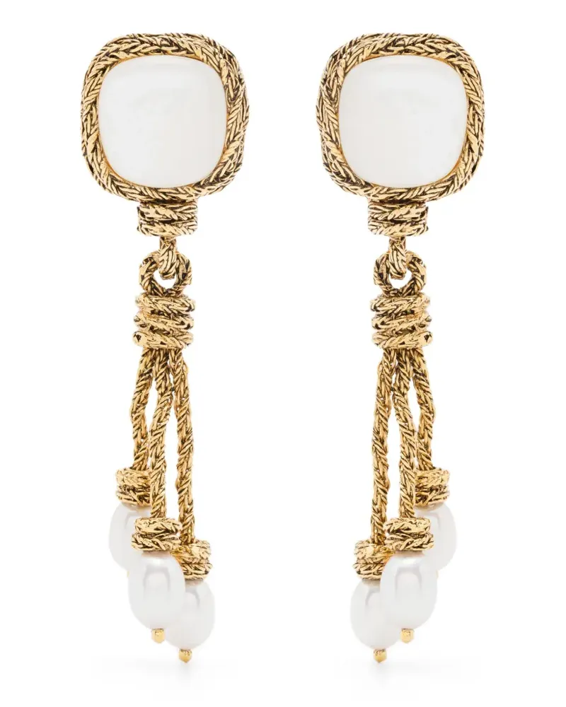 Aurélie Bidermann Miki clip-on earrings - Gold Gold