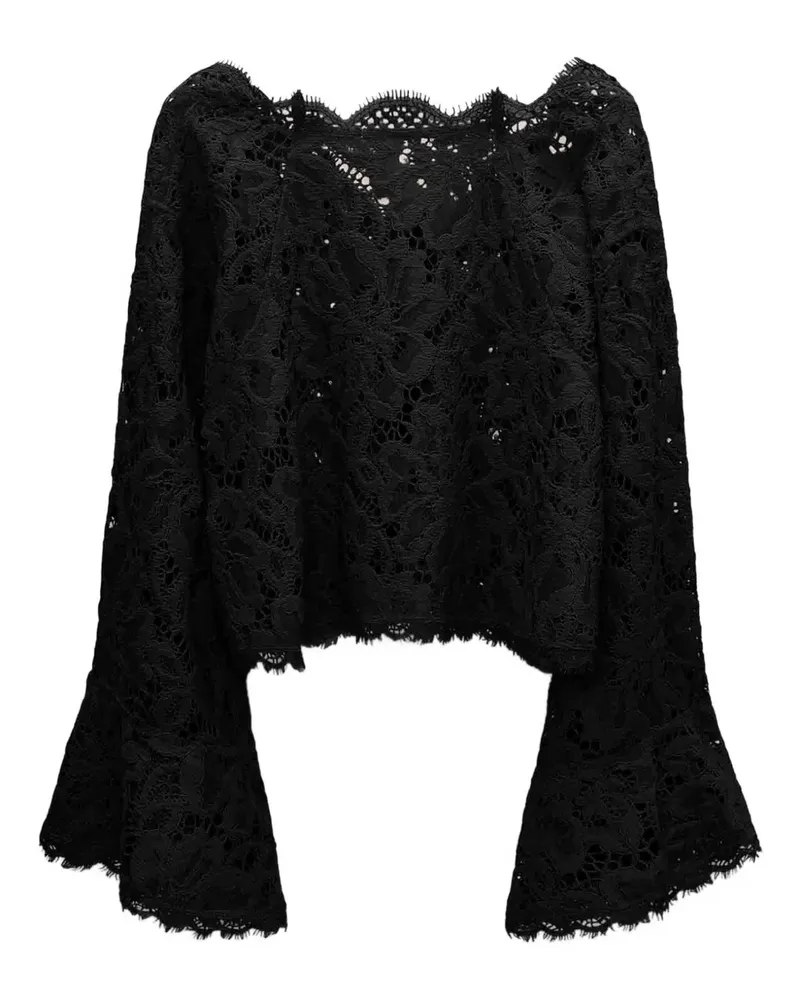 Dorothee Schumacher Lacy Dream Bluse - Schwarz Schwarz