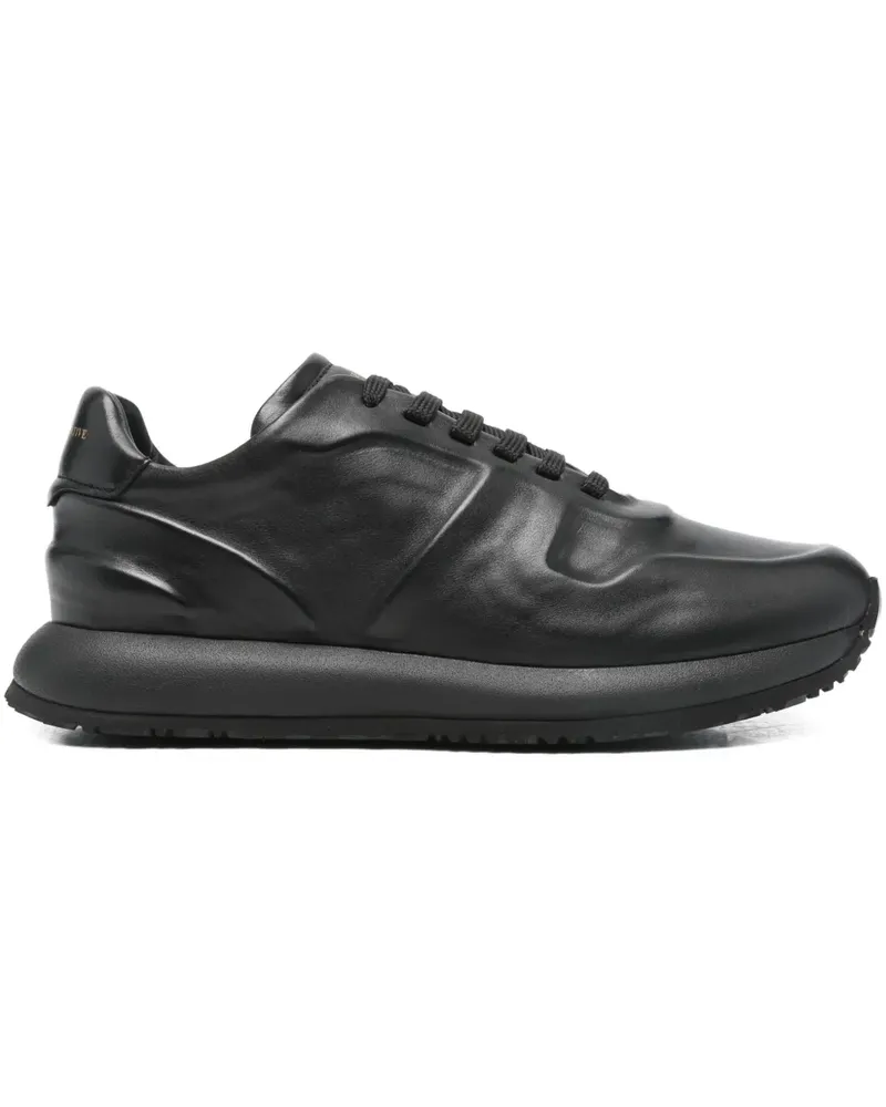 Officine Creative Italia Sneakers mit Kontrasteinsatz - Schwarz Schwarz
