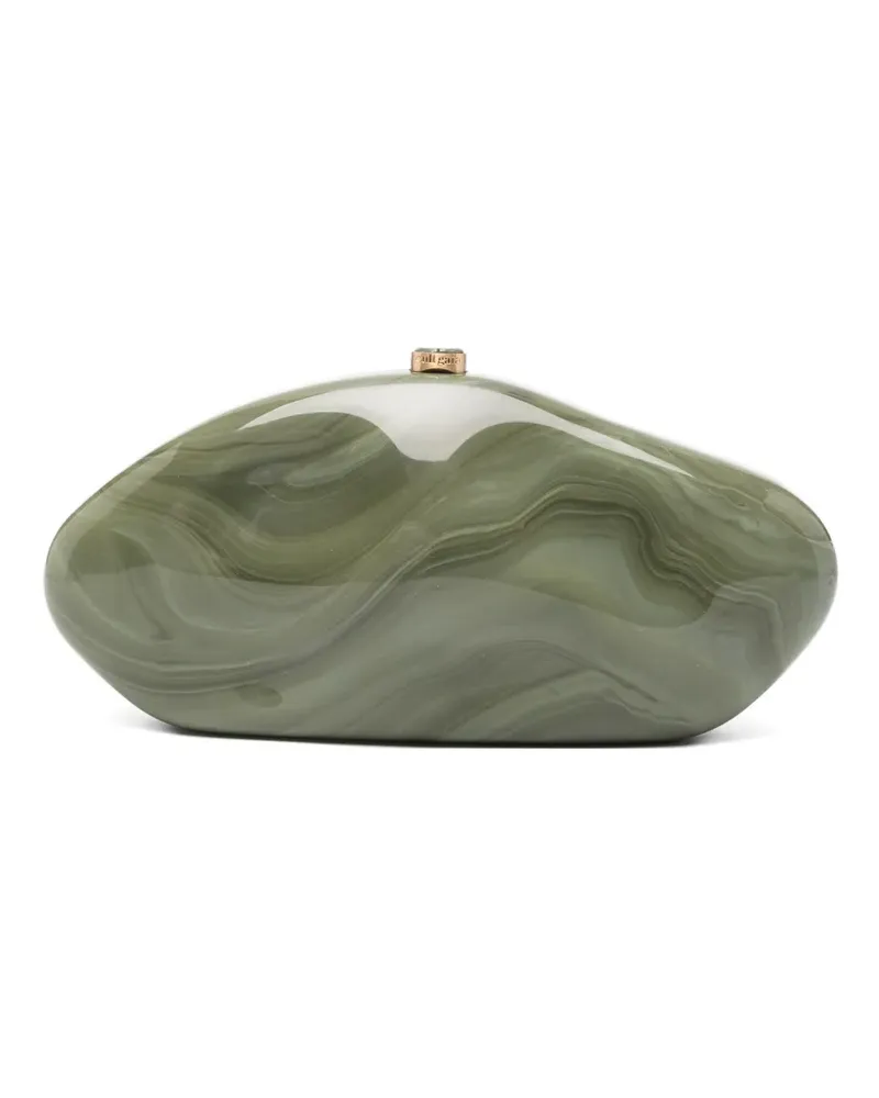 Cult Gaia Clutch mit Marmor-Effekt - Grün Grün