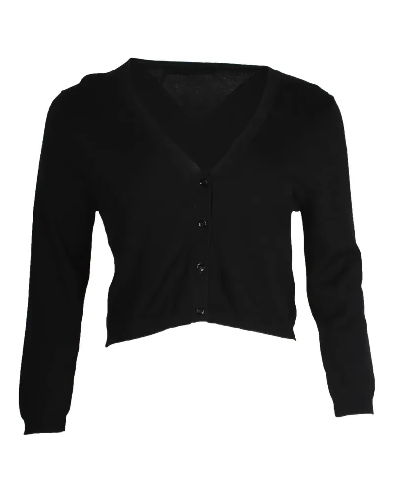 Max Mara cropped cardigan - Schwarz Schwarz