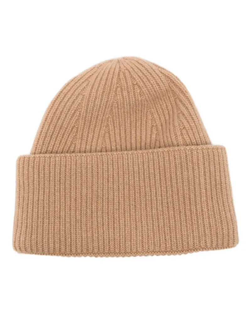 Laneus ribbed beanie - Nude Nude
