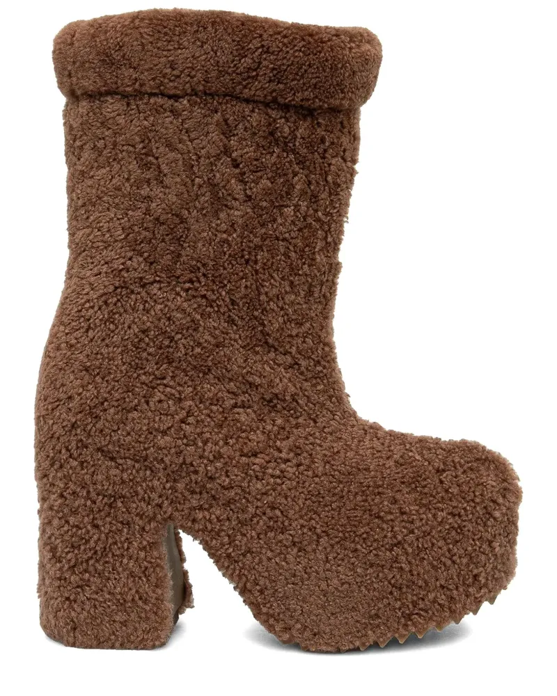 INUIKII Stiefel aus Shearling 100mm - Braun Braun