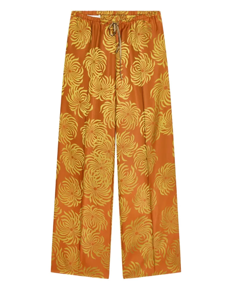 Dries van Noten Hose mit elastischem Bund - Orange Orange