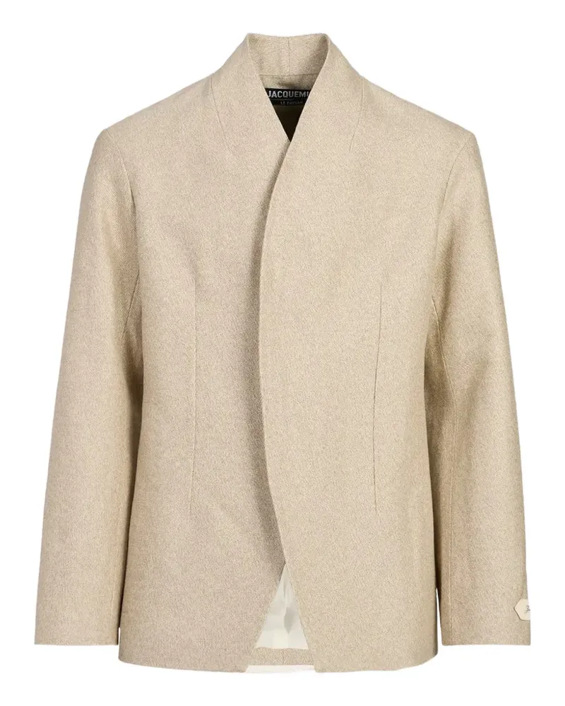Jacquemus La Veste Bastide jacket - Nude Nude