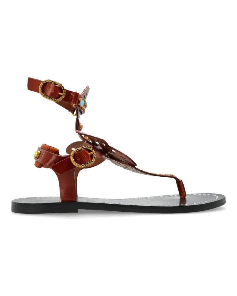 Kurt Geiger Boho Butterfly Römersandalen - Braun Braun