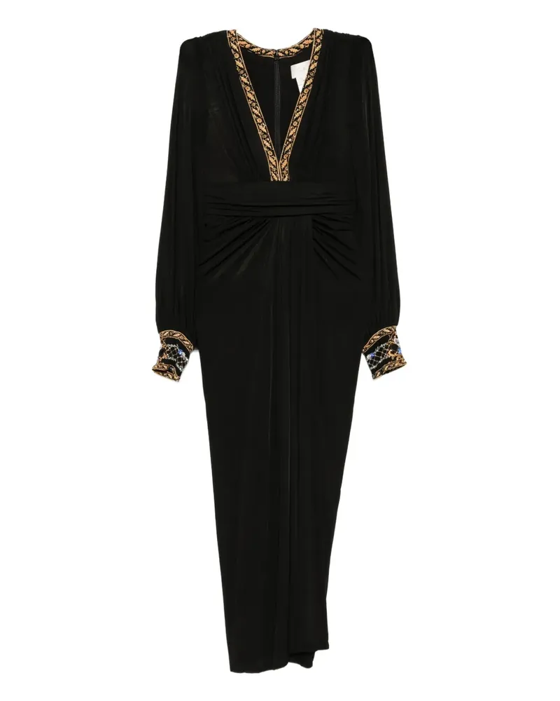 Camilla Ottoman Elegance Kleid - Schwarz Schwarz