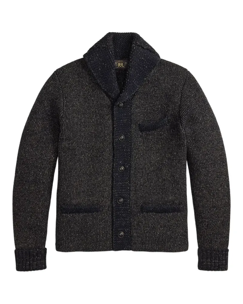 Ralph Lauren Cardigan mit Waffelstrick-Muster - Blau Blau
