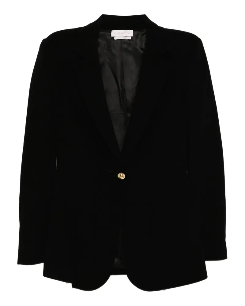 Saiid Kobeisy Einreihiger Blazer - Schwarz Schwarz