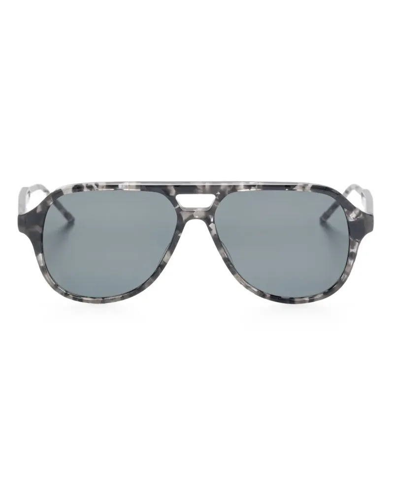 Thom Browne Getönte Pilotenbrille - Grau Grau