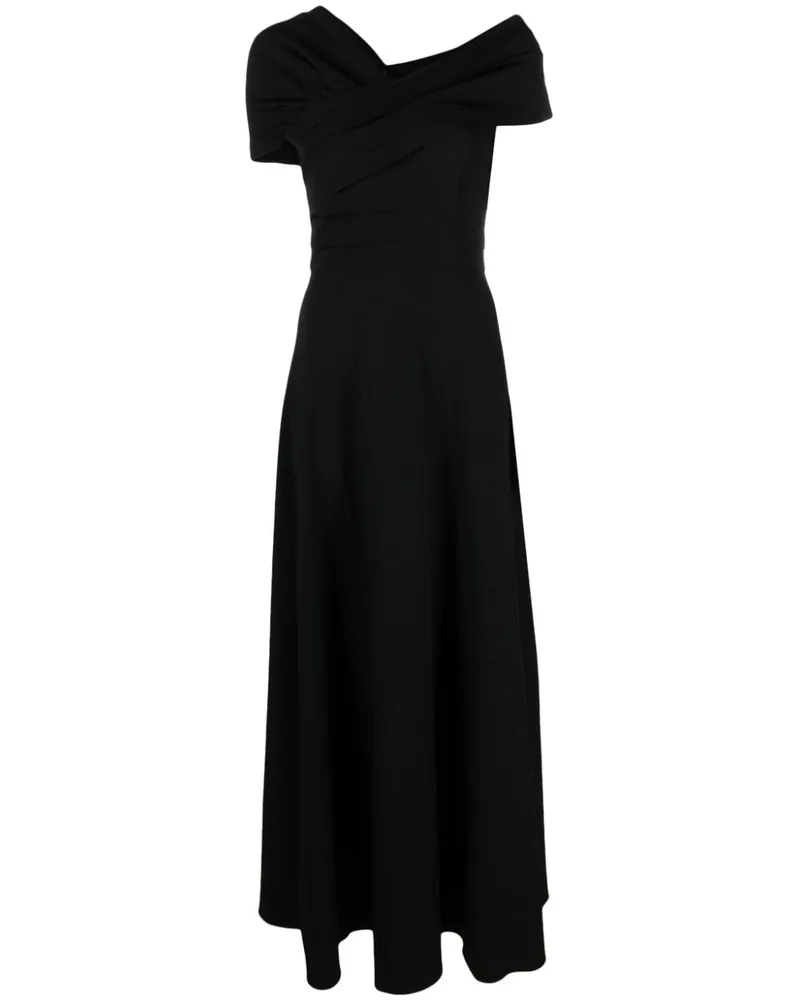 Co Asymmetrisches Grecian Maxikleid Schwarz