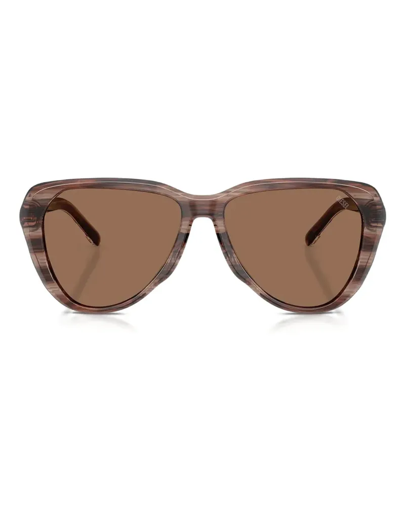 Diesel pilot-frame sunglasses - Braun Braun