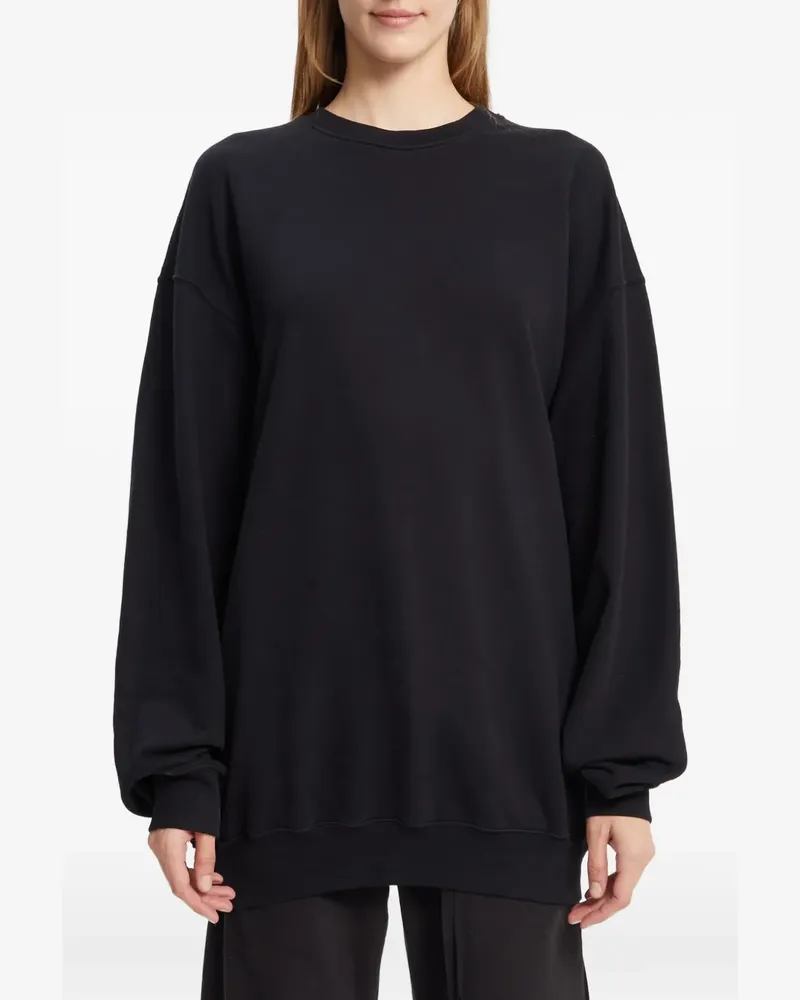 Ann Demeulemeester Sweatshirt mit Slogan-Print - Schwarz Schwarz