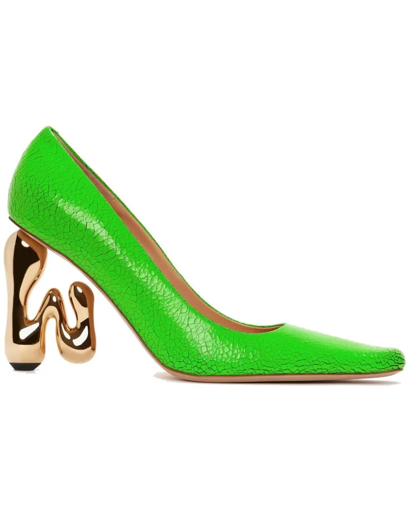 J.W.Anderson Pumps mit Design-Absatz - Grün Grün