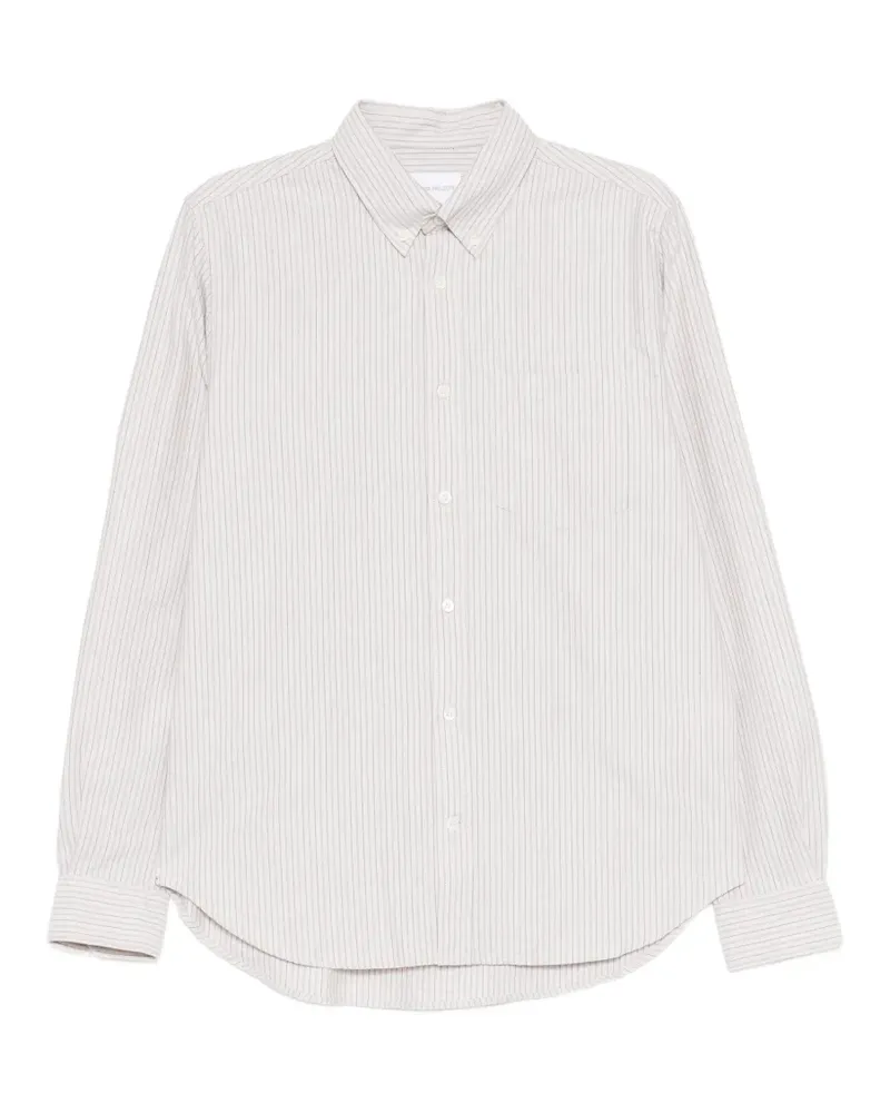 Norse Projects Gestreiftes Hemd - Nude Nude