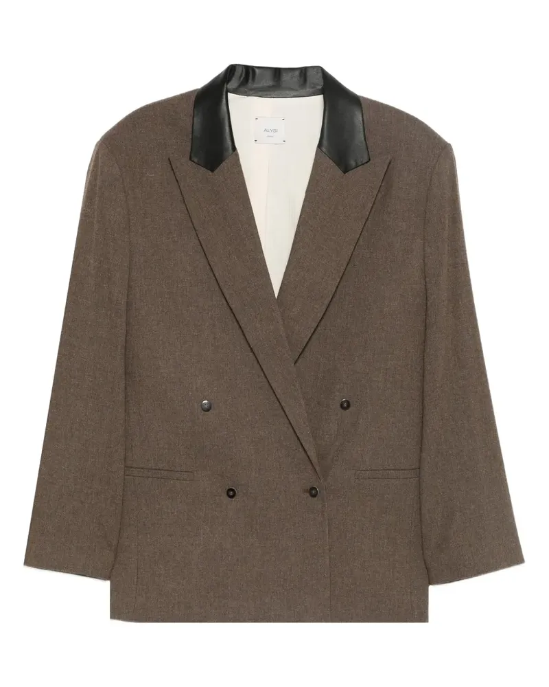 ALYSI Doppelreihiger Blazer - Braun Braun