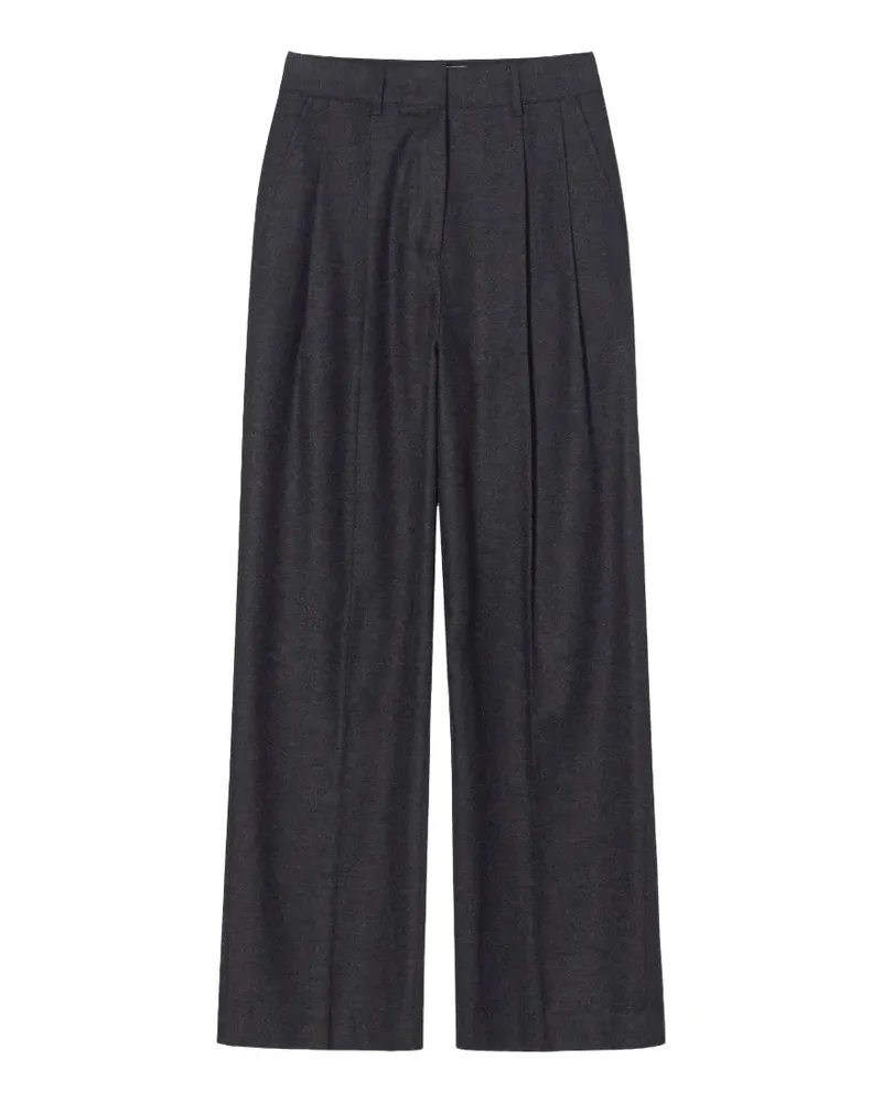 Dunst pinstriped pleated trousers - Grau Grau