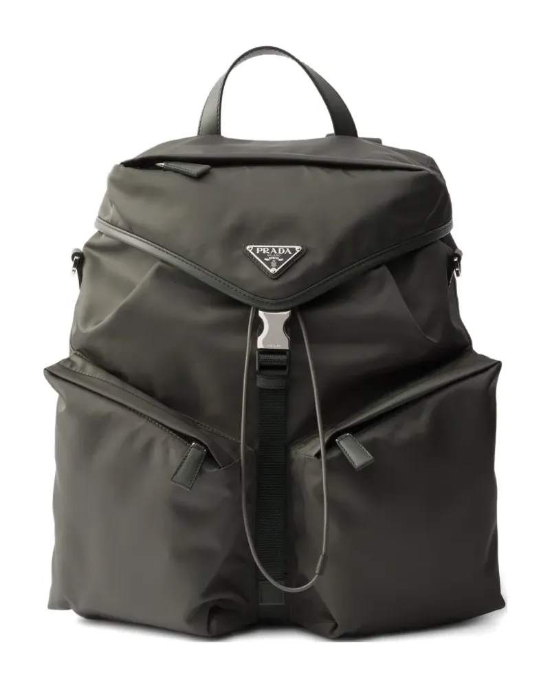 Prada Rucksack aus Re-Nylon - Grün Grün