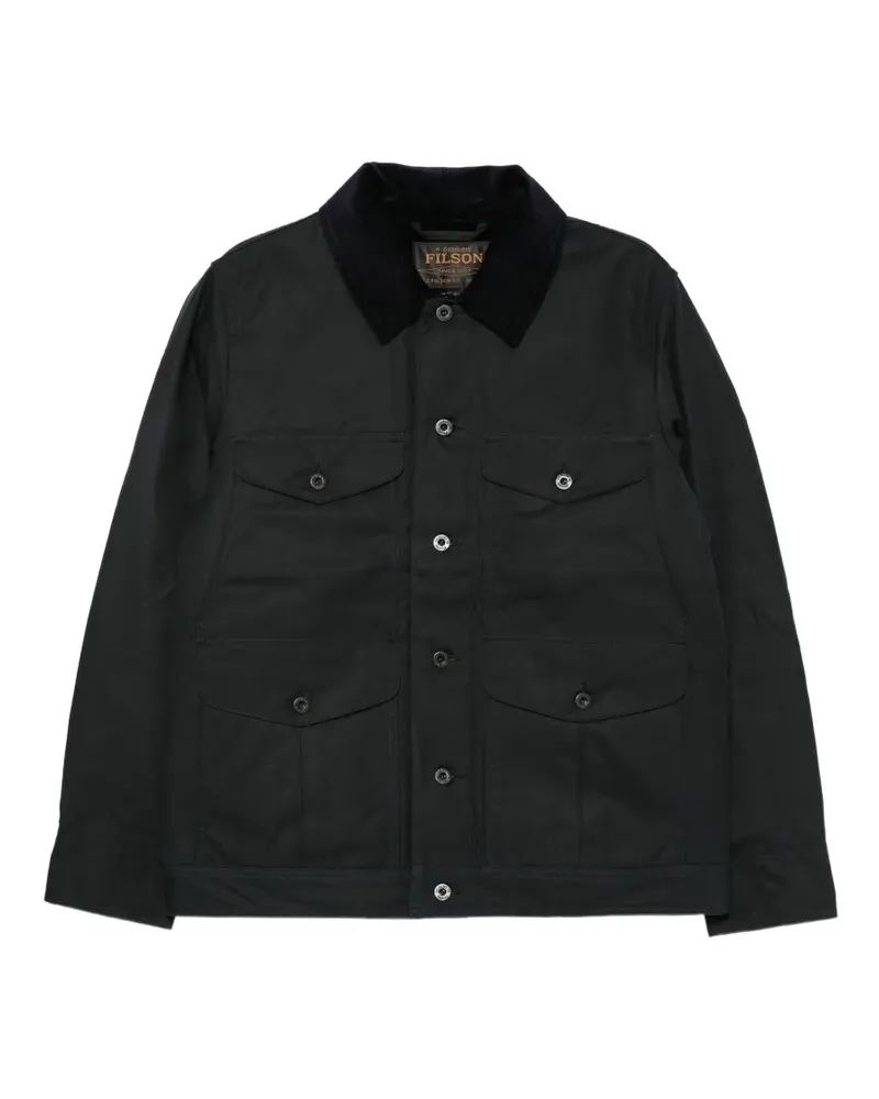 Filson Jeansjacke mit Cordkragen - Blau Blau