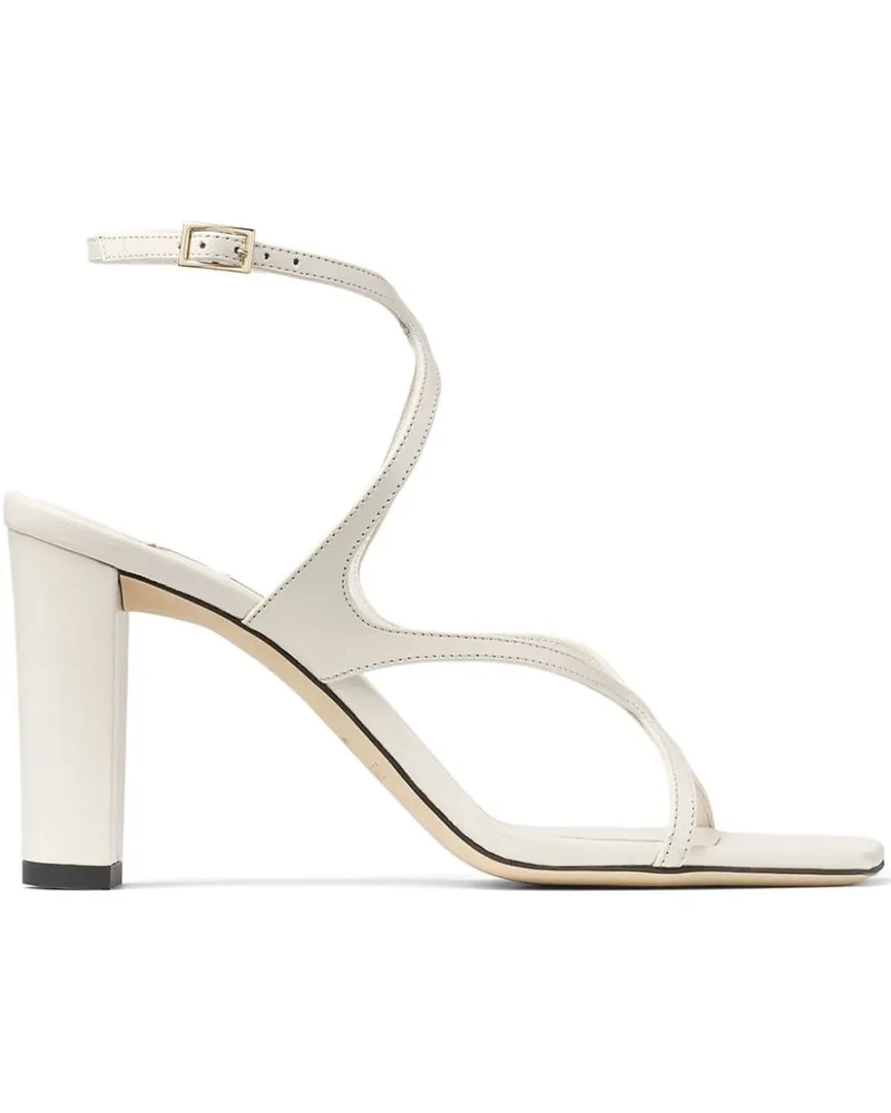 Jimmy Choo Azie Sandalen 85mm - Weiß Weiß